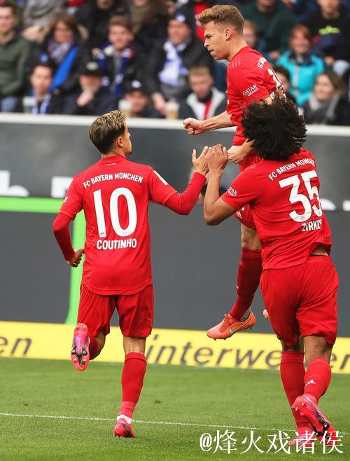 德甲-拜仁6-0大胜霍芬海姆 比赛中断12分钟后闲聊至终场